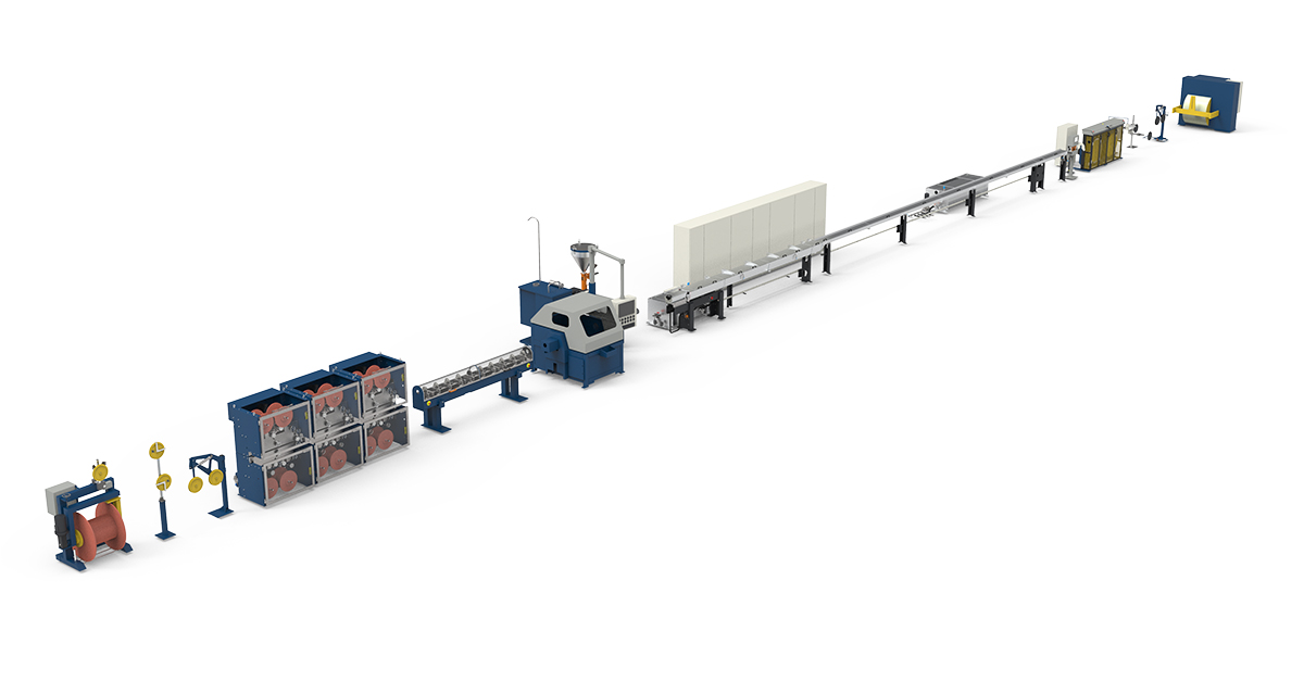 Drop Cable Jacketing Line